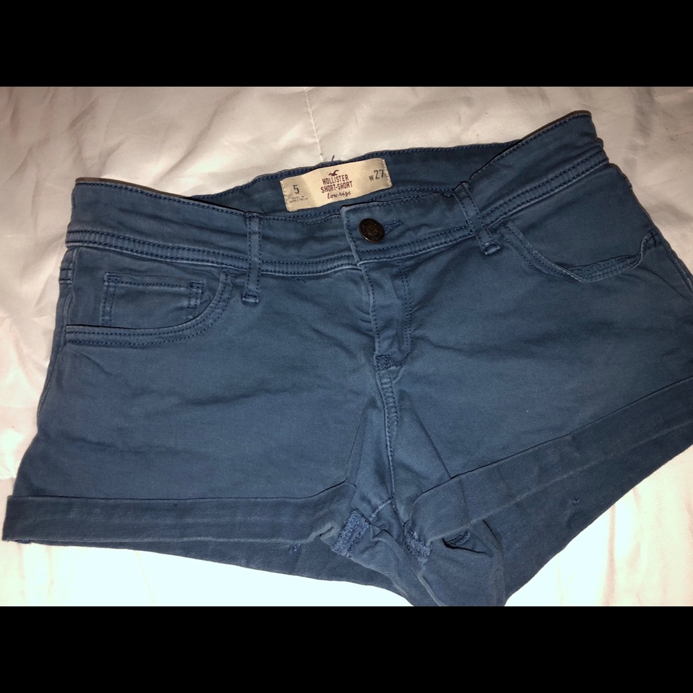 Hollister blue shorts